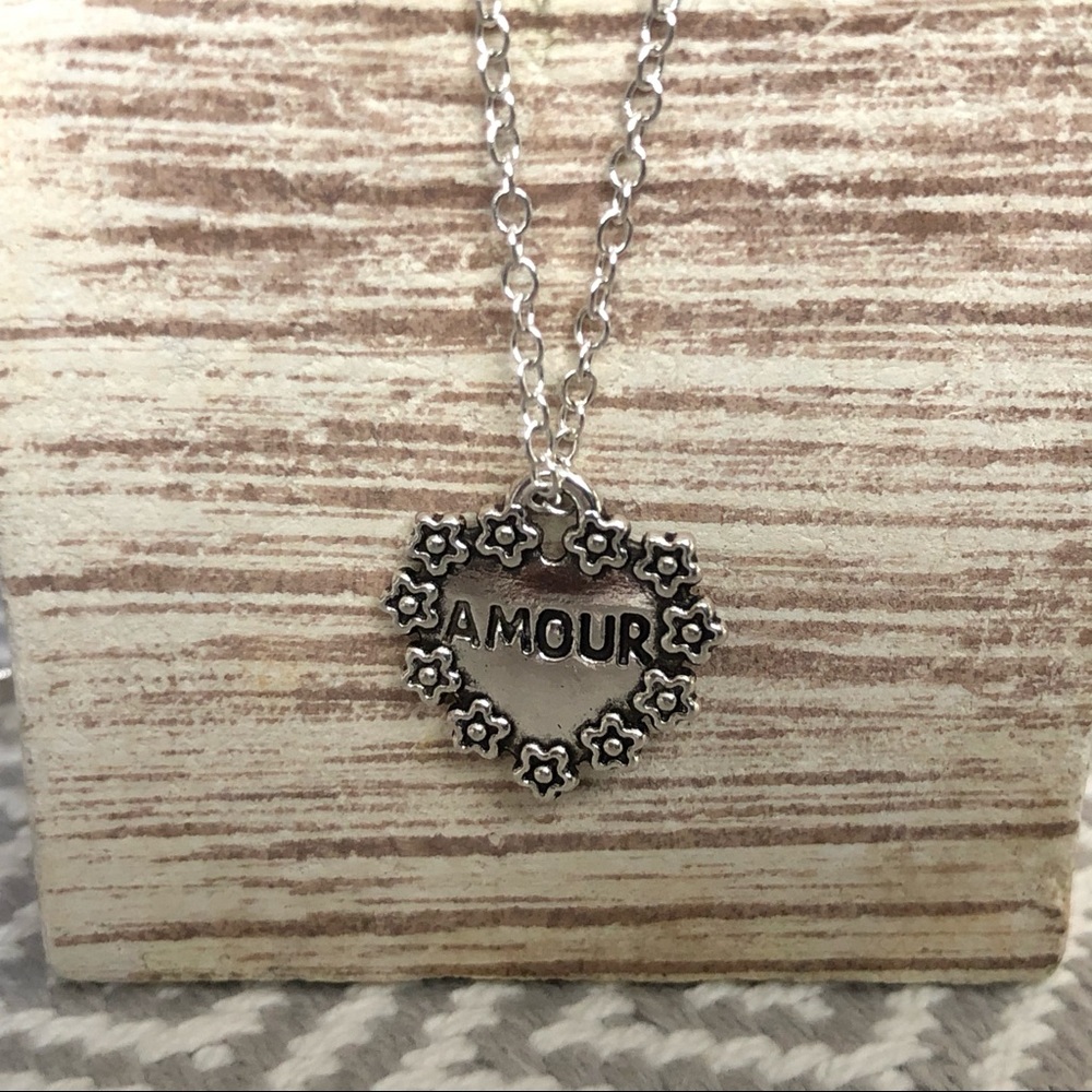 3 for $20 Flower Love pendant Necklace.